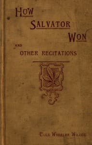 How Salvator Won, and Other Recitations