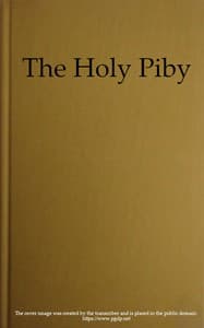The Holy Piby