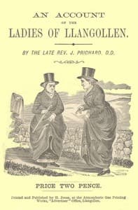 An Account of the Ladies of Llangollen book cover