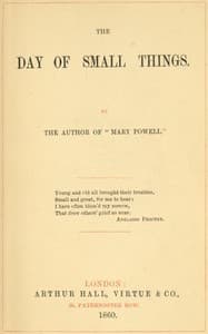 The Day of Small Things