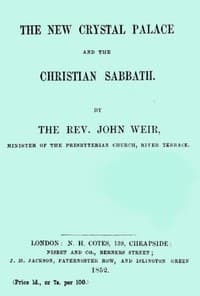 The New Crystal Palace and the Christian Sabbath