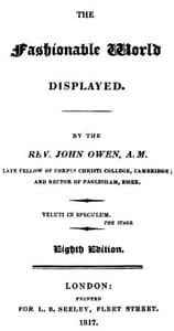 The Fashionable World Displayed book cover