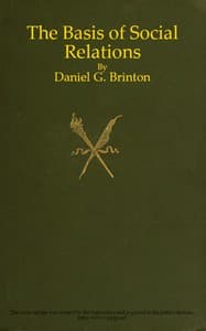 The Basis of Social Relations: A Study in Ethnic Psychology