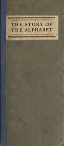 The Story of the Alphabet book cover