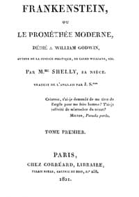 Frankenstein, ou le Prométhée moderne Volume 1 (of 3) book cover
