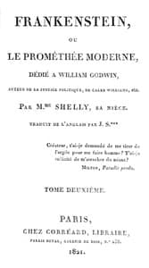 Frankenstein, ou le Prométhée moderne Volume 2 (of 3) book cover