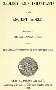 Geology and Inhabitants of the Ancient World