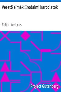 Vezető elmék: Irodalmi karcolatok book cover
