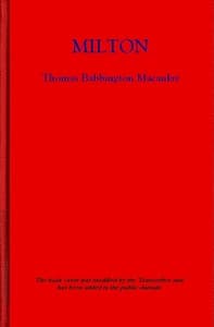 Milton book cover