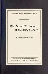 The social evolution of the Black South book cover