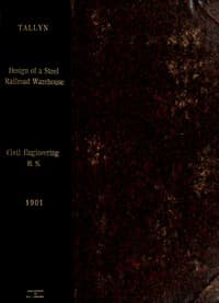 Design of a Steel Railroad Warehouse book cover