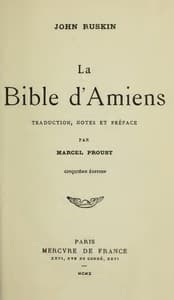 La Bible d'Amiens book cover