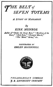 The Belt of Seven Totems: A Story of Massasoit book cover