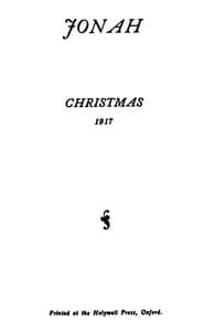 Jonah
Christmas 1917