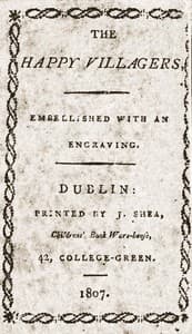 The happy villagers
Embellished with an engraving