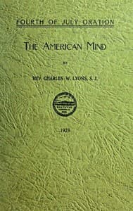 Oration: The American Mind