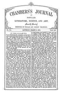 Chambers's Journal of Popular Literature, Science, and Art, No. 741, March 9, 1878