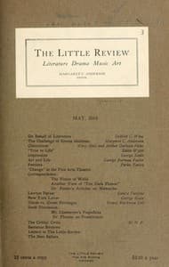 The Little Review, May 1914 (Vol. 1., No. 3)