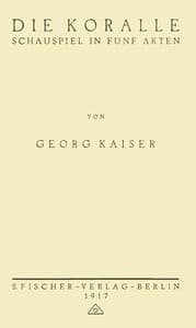 Die Koralle: Schauspiel in fünf Akten book cover