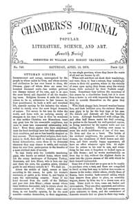 Chambers's Journal of Popular Literature, Science, and Art, No. 746, April 13, 1878