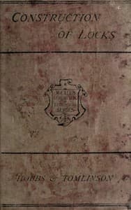 Rudimentary Treatise on the Construction of Locks book cover