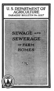 Sewage and sewerage of farm homes [1928]
