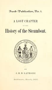 A Lost Chapter in the History of the Steamboat book cover