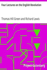 Four Lectures on the English Revolution