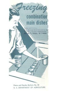 Freezing Combination Main Dishes
