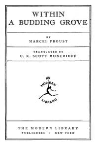 Within a Budding Grove book cover