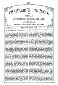 Chambers's Journal of Popular Literature, Science, and Art, No. 750, May 11, 1878