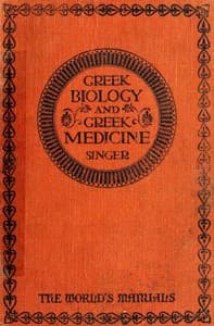 Greek Biology & Greek Medicine book cover