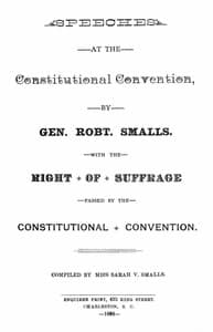 Speeches at the Constitutional Convention
With the Right of Suffrage Passed by the Constitutional Convention