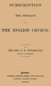 Subscription the disgrace of the English Church [1st edition]