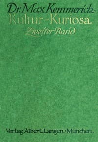 Kultur-Kuriosa, Zweiter Band book cover