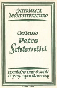 La mirinda historio de Petro Schlemihl