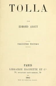 Tolla book cover