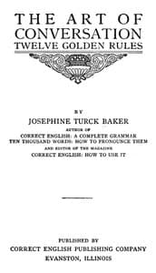 The Art of Conversation: Twelve Golden Rules