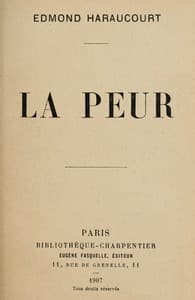 La peur
