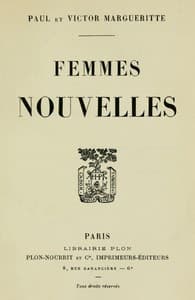Femmes nouvelles
