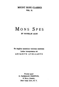 Mons Spes, et novellæ aliæ