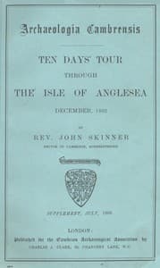 Ten Days' Tour through the Isle of Anglesea, December, 1802