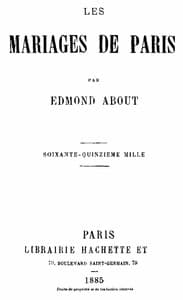 Les mariages de Paris