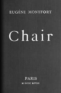 Chair book cover