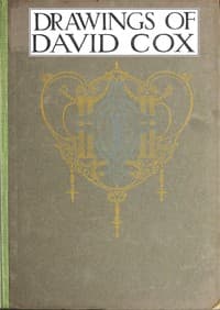 Drawings of David Cox book cover
