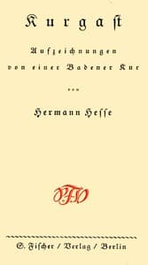 Kurgast: Aufzeichnungen von einer Badener Kur