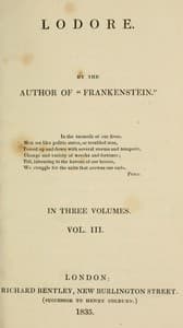 Lodore, Vol. 3 (of 3)