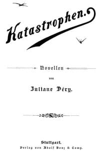 Katastrophen: Neue Novellen
