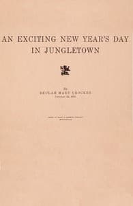 An exciting New Year's day in Jungletown