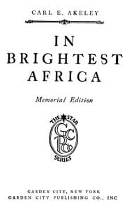 In Brightest Africa